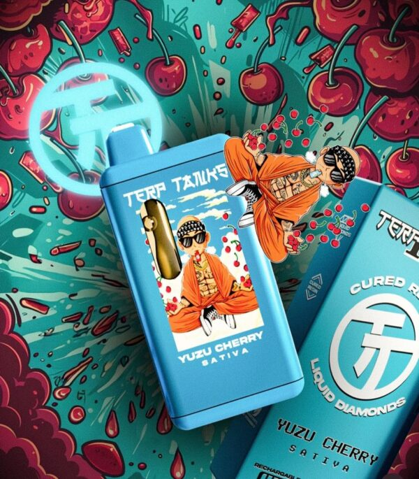 Terp Tanks Yuzu Cherry 2g Hybrid strain-specific vape with linalool terpene profile